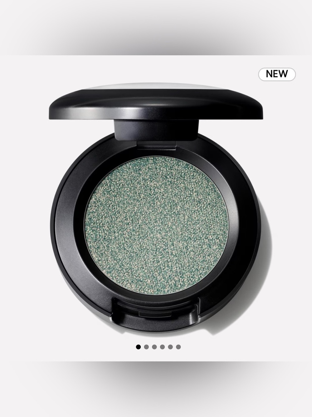 🆕 TRY ME ON - MAC Cosmetics Glitter Eyeshadow — Cool toned light green